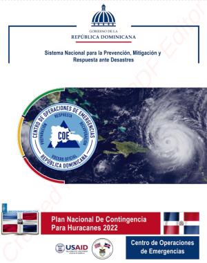 PLAN NACIONAL DE CONTINGENCIA PARA HURACANES
